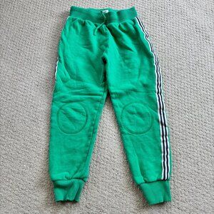 Kite green sweatpant joggers with side stripe